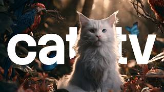 Cat TV for Cats to Watch 🐱 Relaxing Sleep Music, Colourful Birds and Underwater Ocean Exploration