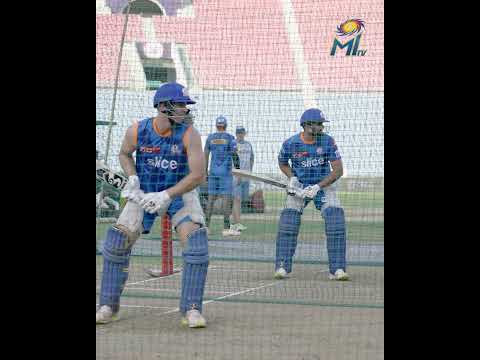 Tristan Stubbs & Rohit Sharma in the nets | Mumbai Indians