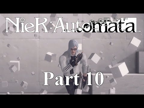 Nier Automata Pt 10 Adam Boss Fight, And Abandon Factory)