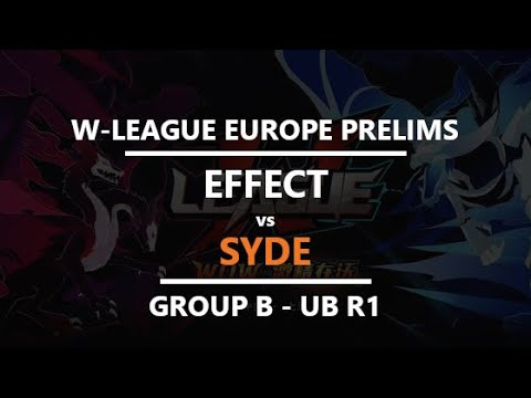WC3 - W-League EU: [U] SyDe vs. EfFeCt [H] (Prelims - Grp B - UB R1)