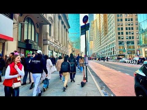 New York City Live Manhattan Christmas Walk Saturday ( 16 December 2023 )