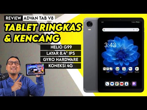 Tablet Gaming Ringkas dgn Helio G99 & Koneksi 4G - Review ADVAN Tab V8