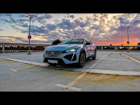 Peugeot 408 GT Night | 1.2 hybrid 145 hp | POV Test Drive #2702 Joe Black