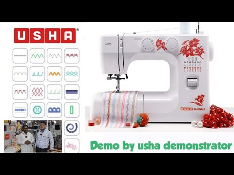Usha Janome Allure dlx Electric Sewing Machine 21 Stitches