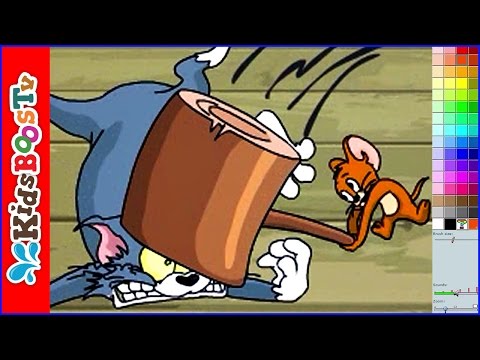 Coloring Pages Tom and Jerry Coloring Book for Learn Coloring Kids Fun Videos