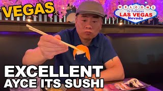 EXCELLENT All You Can Eat at "ITS SUSHI" $35 AYCE, Spring Mountain Rd, Las Vegas