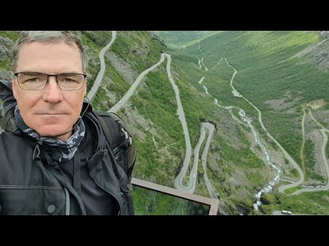 Die Trollstigen hinauf und am Geirangerfjord vorbei, Mit dem Motorrad durch Norwegen 2023, Tag 13