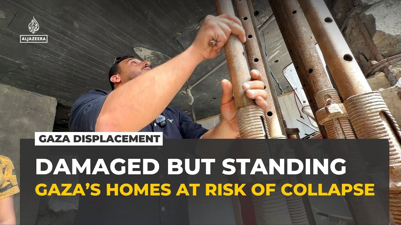 Why families in Gaza have no choice but to stay in damaged homes