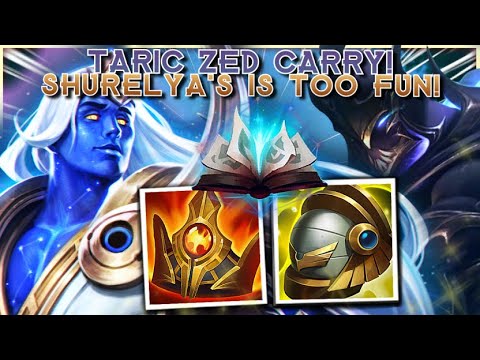 Challenger Taric Smite Support -- Unkillable Rammus vs Spellbook Clarity Abuse (and Zed!)