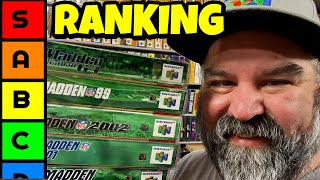 Ranking all the Madden Games on the Nintendo 64