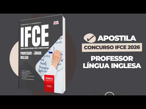 Apostila Concurso IFCE 2026-Professor–Língua Inglesa
