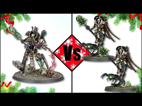 7th - Illuminor Szeras Vs 2x Technomancers - Necrons Countdown to Xmas - Warhammer 40k