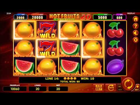Hot Fruits 20 Cash Spins – Video Gameplay