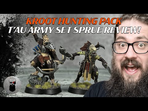 The Gold Standard for 40k Going Forward - Kroot Hunting Pack T'au Army Set Sprue review!