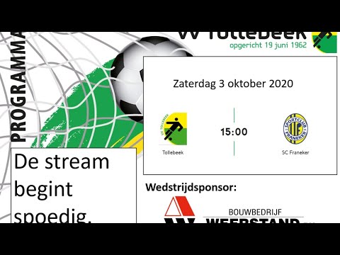 Livestream VV Tollebeek 1 - SC Franeker 1