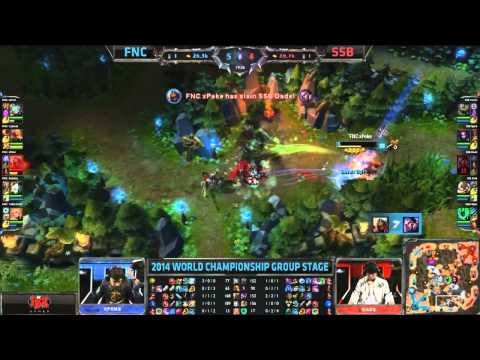 xPeke vs Dade FNC vs SSB | League of Legends 2014 championship Stage 2 Day 4
