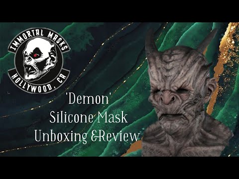 Immortal Masks | Silicone 'Demon' Mask | Box Opening and Review