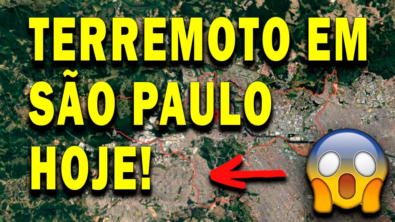 URGENTE! TERREMOTO EM SÃO PAULO HOJE! TERREMOTO EM BARUERI - SP - TERREMOTO NO BRASIL 2024