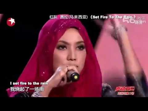 Shila Amzah, Asian Wave 2912, Round 2, Set Fire To The Rain Adele