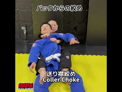 choke from back / バックからの絞めのバリエーション #柔術 #ブラジリアン柔術 #格闘技  #jiujitsu #BJJ #関節技