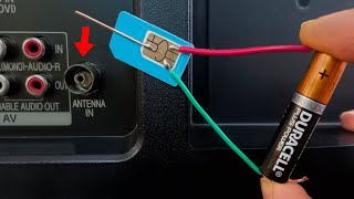 Insert Sim Card  Into The TV and Watch All Channels In The World || Antenna Booster
