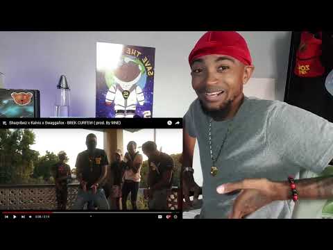 Kalvis x Shaqvibez  x Swaggafox - BREK CURFEW [Official Music Video]- REACTION