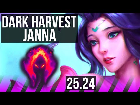 JANNA & Draven vs MORGANA & Twitch (SUP) | Dark Harvest, 21K damage | EUW Diamond | 25.24