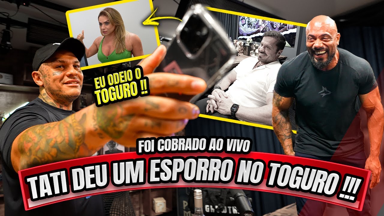 TATI CHAMOU A ATENÇÃO DO TOGURO AO VIVO - CARIANI E BALESTRIN NÃO ACREDITARAM