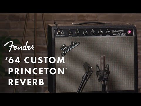 Fender '64 120V Custom Princeton Reverb Amplifier with Vinyl Covering and 10-Inch Speaker (Black)