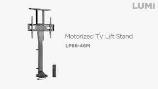 How to Install Motorized TV Lift Stand - LP66-46M