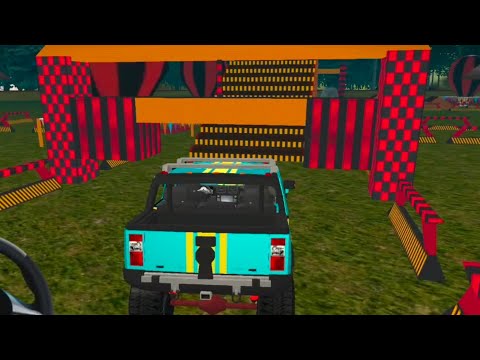 4x4 OFF road Jeep and Ford drive level-25 #cargames3d #carstunts #jeepstunts