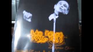 LA GRANDE VIE par LEO FERRE 1955