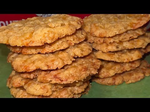 Crispy Cheese Crackers from the 1960's using Rice Krispies 