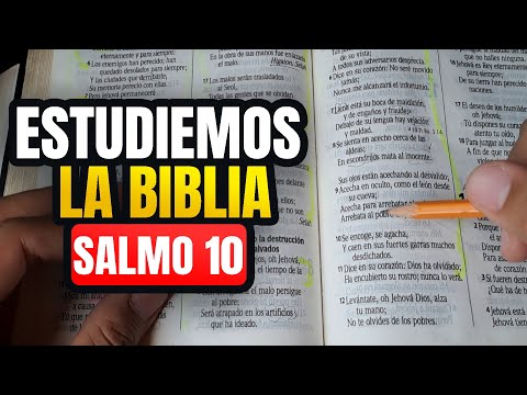 Cómo ESTUDIAR la BIBLIA correctamente, Salmo 10