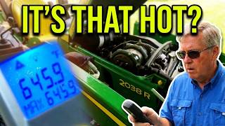 John Deere DPF Cleaning: 645°F Exhaust Temps!