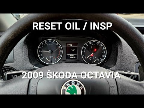 2008-2013 Škoda Octavia 2 - How to reset oil service / inspection - kasowanie inspekcji olejowej