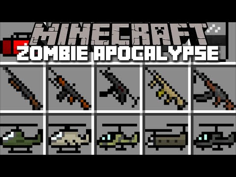 Zombie Outbreak in Minecraft - Shoot to Survive!