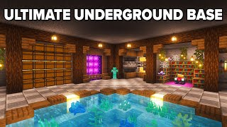 Minecraft: How to Build the ULTIMATE Underground Base | Tutorial🏠
