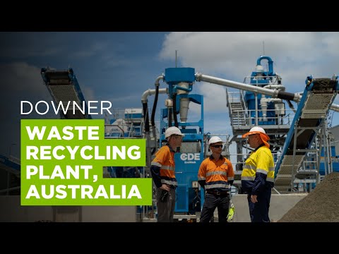Downer Group install 50tph waste recycling wash plant in Brisbane - CDE Projects