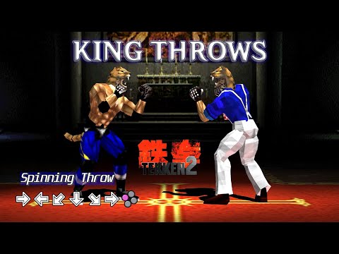 TEKKEN 2 | KING - Throws & Multi Throws