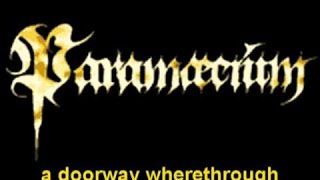 Paramaecium   Gone Is My Former Resolve live