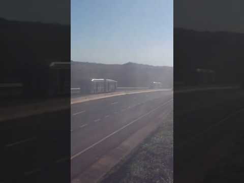 Dois Ônibus Da AMG Cup Brasil Mercedes-Benz Em Uraí - Paraná - Brasil