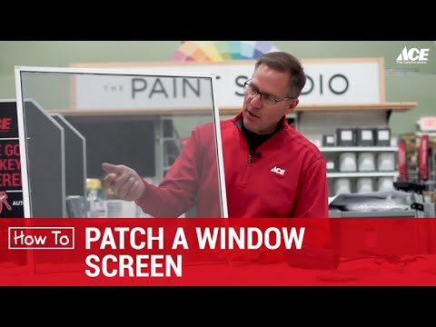 How To Patch A Window Or Door Screen