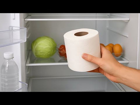 Why do I put toilet paper in the fridge? I always use this trick