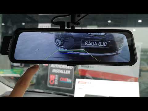 Perodua alza Lenovo V7 Plus 2 way mirror DVR Driving Video Recorder REAL 1080P Full touch screen