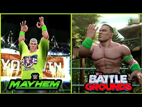WWE 2K Battleground Vs WWE Mayhem Comparison | Best WWE Game | Android Vs PlayStation |