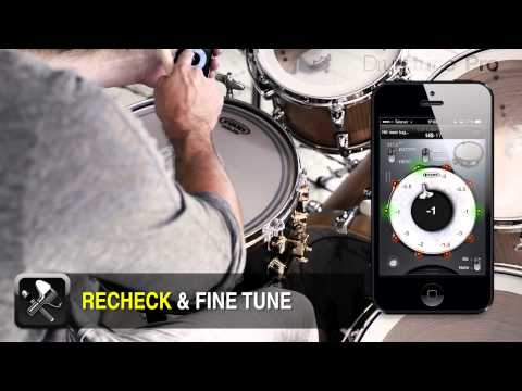 Drum tuning with Drumtune PRO -LUG TUNER MODE BASICS