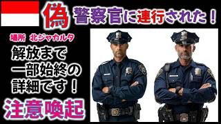 偽警察官にｼﾞｬｶﾙﾀで連行されました、ｼﾞｬｶﾙﾀの治安が悪くなる。早くこの２人捕まえて！  #indonesia  #jakarta