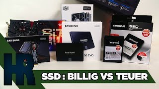 SSD im Vergleich : Billig vs Teuer... lohnt sich der Aufpreis?