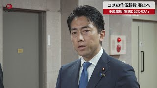 【速報】コメの作況指数、廃止へ 小泉農相「実態と合わない」